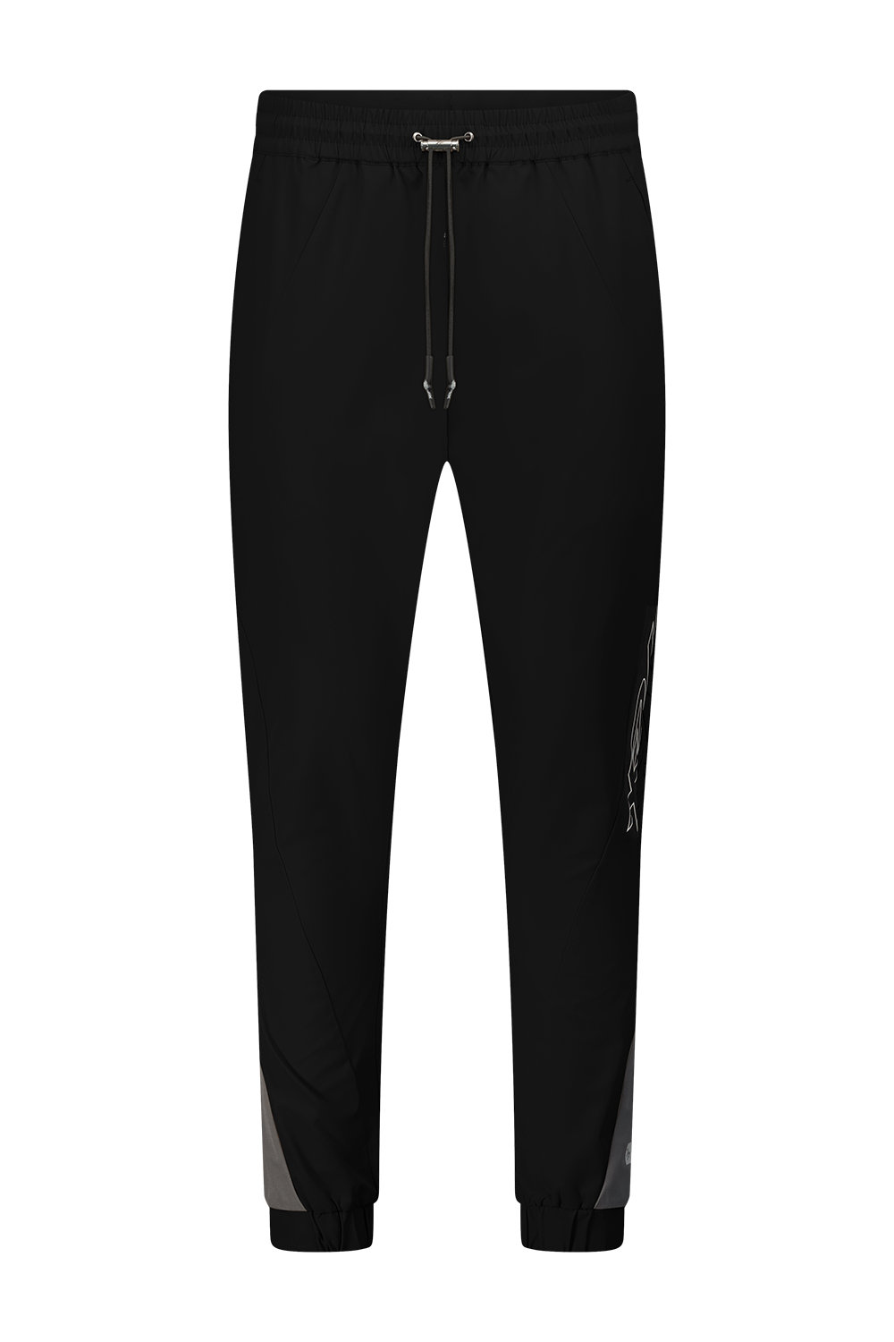 Black nylon sports pants