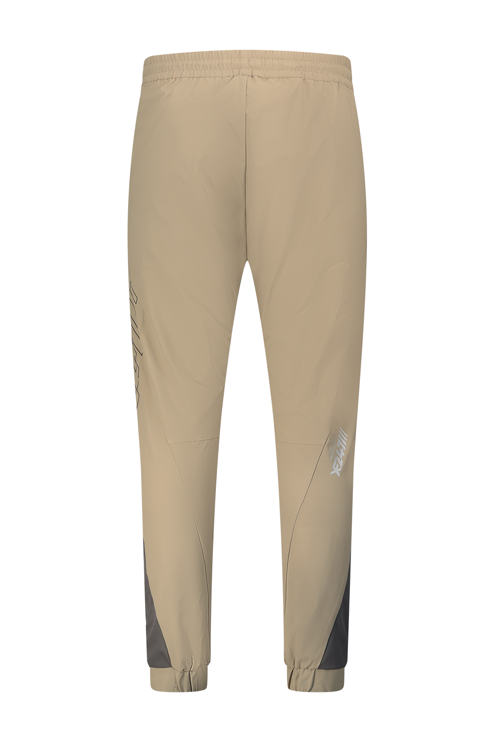 Beige nylon sports pants