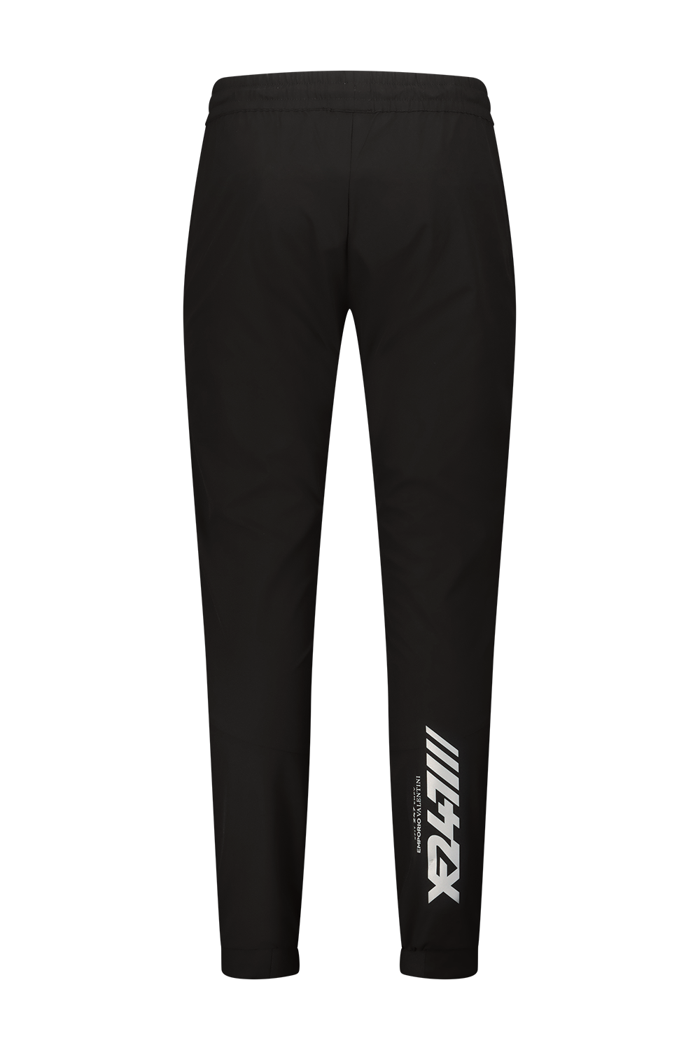 מכנס ריצה ניילון שחור עם הדפס XFIT